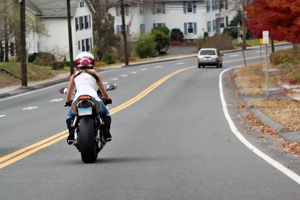 Motocykl bezpieczeństwa — Zdjęcie stockowe