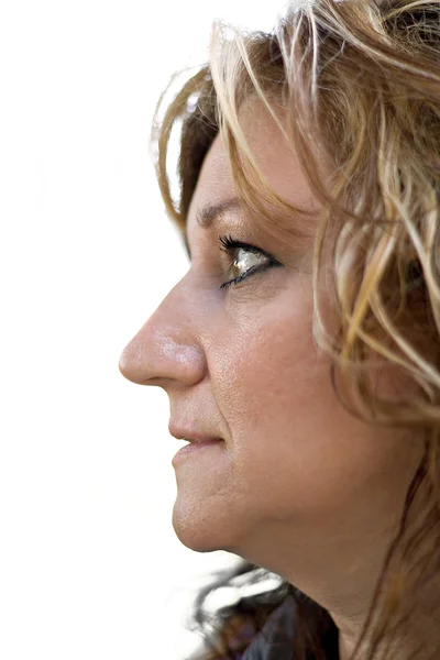 Side Profile of a Woman — Stock Photo, Image