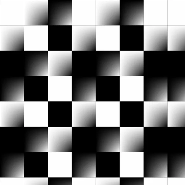 抽象三维棋盘 — 图库照片