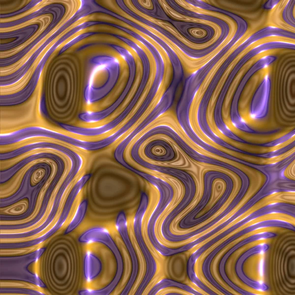 Gold Liquid Swirls — Stock Photo, Image