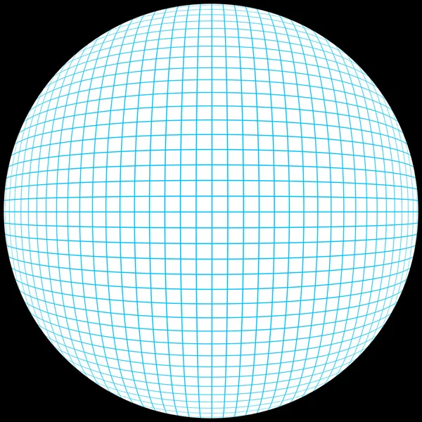 3D Grid Sphere — Stock Photo, Image