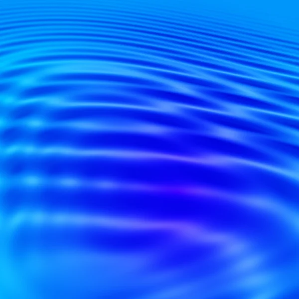 Ondulations dans l'eau bleue — Photo