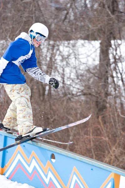 Grinding the Rail — Stock Photo, Image