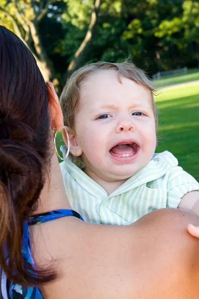 Crying Baby Boy — Stockfoto