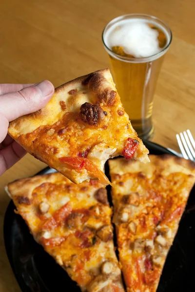 Pizza au poulet Buffalo — Photo