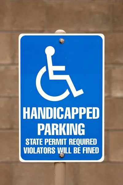 stock image Handicapped Parking Sign