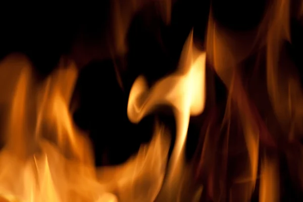 Chamas de fogo quente — Fotografia de Stock