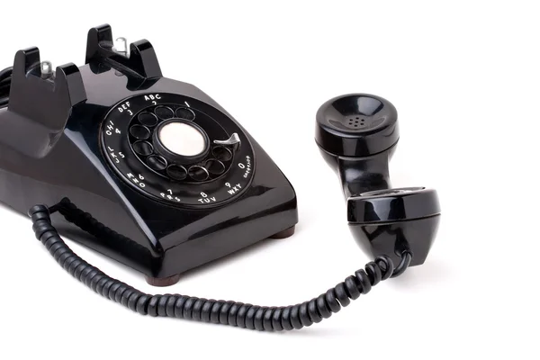Старий старовинний телефон з гачка — стокове фото
