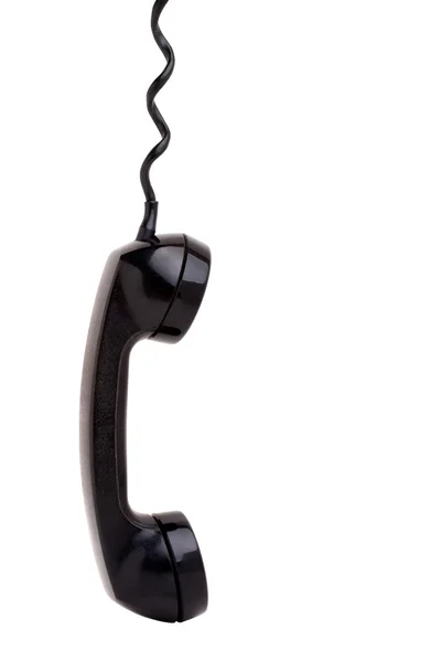 Old Phone Handset Hanging — Stock Photo, Image