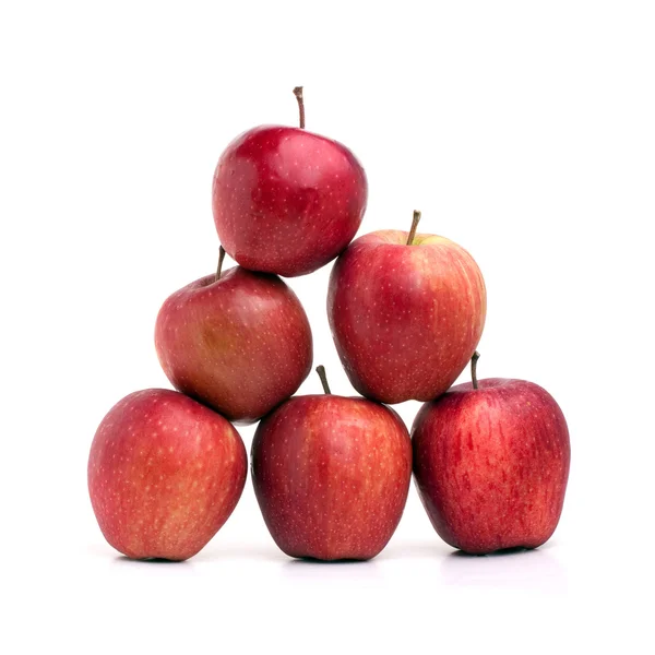 Red Apples Pyramid — Stock Photo, Image