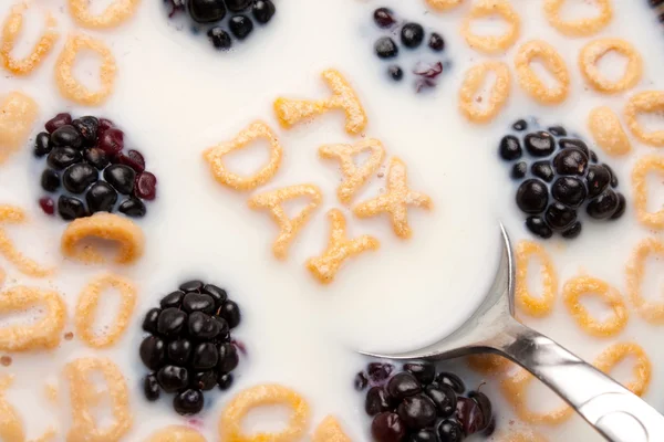 Tax Day Cereal Reminder — Stock Photo, Image