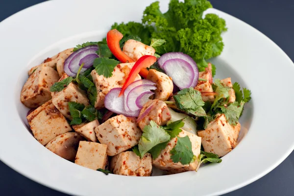 Thailändisches Essen Tofu rühren braten — Stockfoto