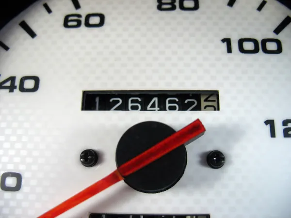 Odómetro do carro — Fotografia de Stock