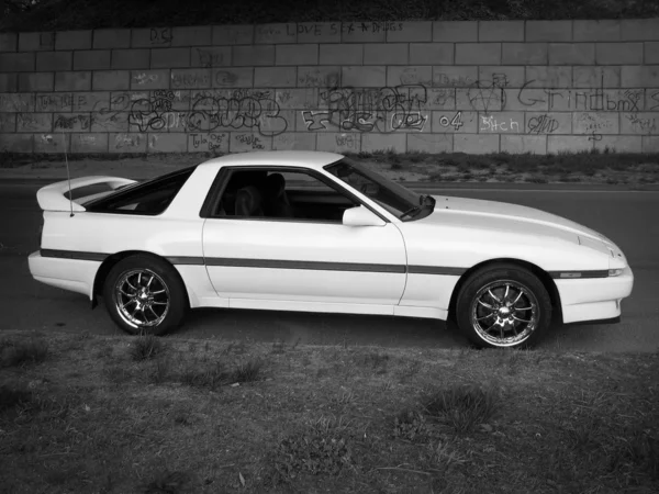 Blanco coche deportivo — Foto de Stock