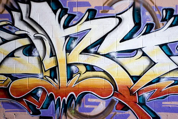 Straßengraffiti-Sprayfarbe — Stockfoto