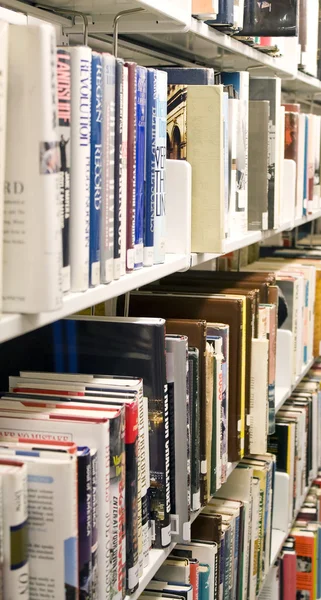 Library Book Shelf — Stock Photo, Image