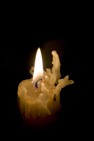 Změklá svíčka stick — Stock fotografie