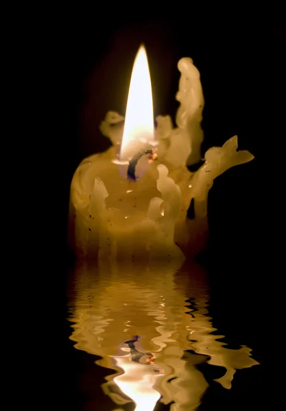 Λιωμένο κερί ραβδί — Φωτογραφία Αρχείου