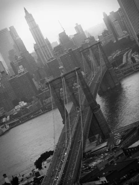 Διάσημη γέφυρα του Μπρούκλιν — Φωτογραφία Αρχείου