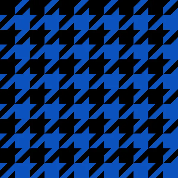 Blauwe houndstooth patroon — Stockfoto
