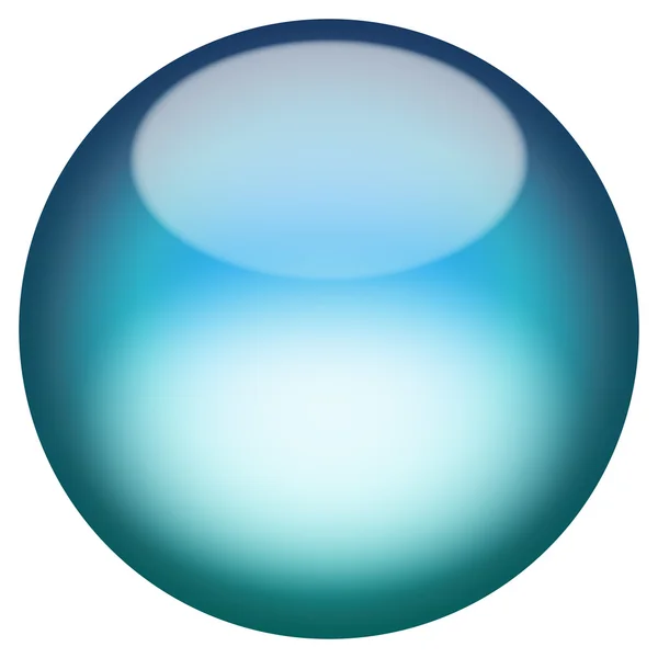 Glassy 3D Button — Stock Photo, Image