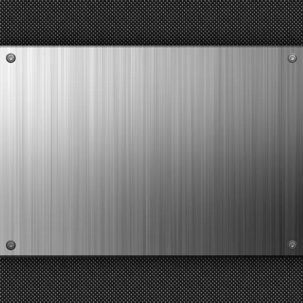 Stainless Steel Carbon Fiber — Stock Photo, Image