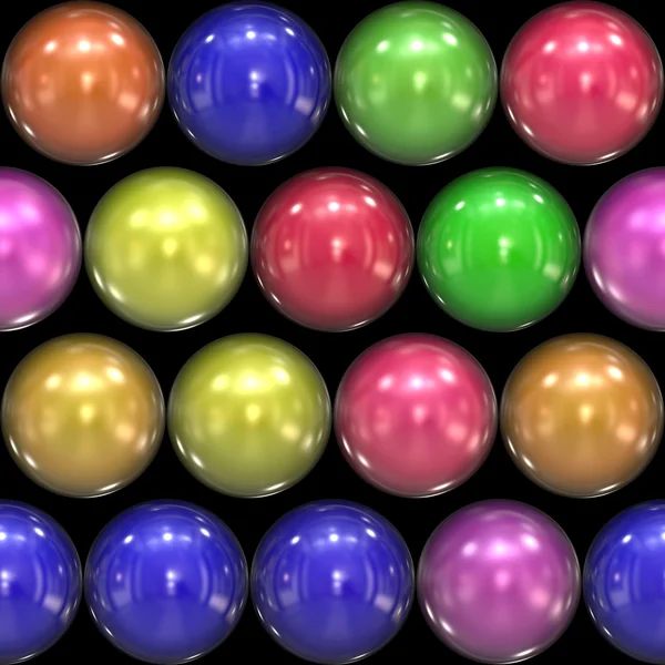 Стеклянный 3D шары — стоковое фото