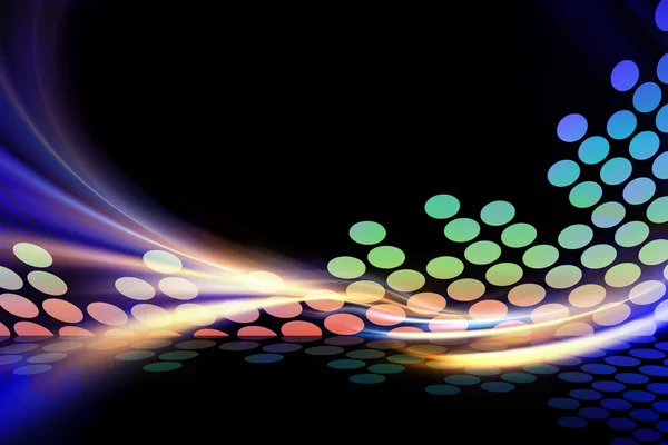 Funky Glowing Equalizer — Stock Photo, Image