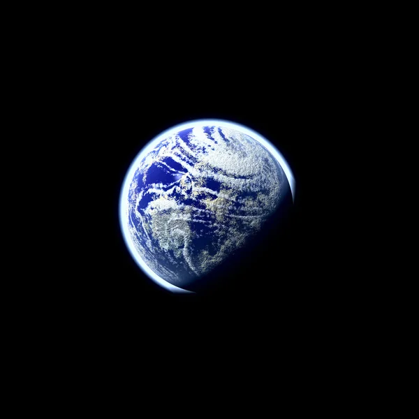 Glowing planet — Stock Photo, Image