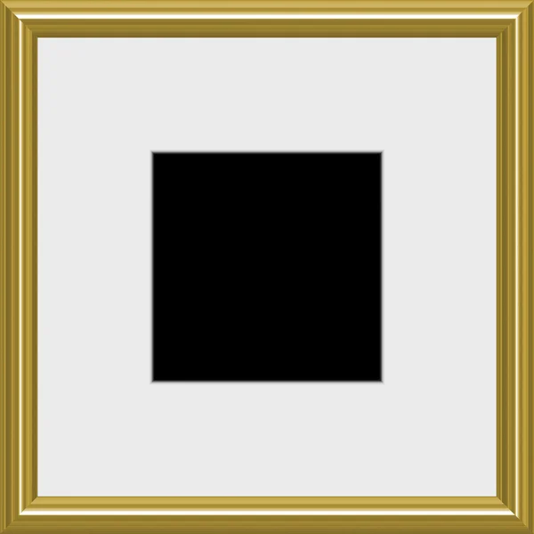 Gold photo frame — Stock Photo, Image
