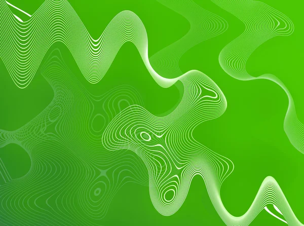 Зеленые абстрактные провода — стоковое фото