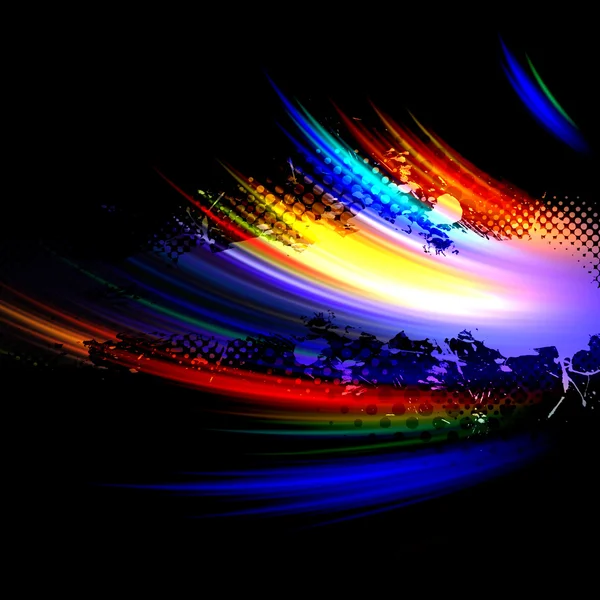 Arco-íris Splatter Layout — Fotografia de Stock