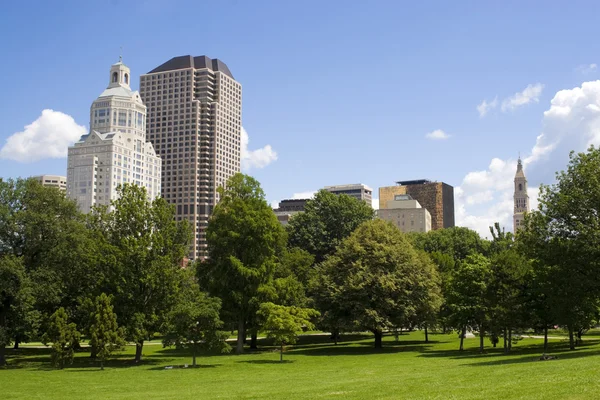 Panoramę Hartford — Zdjęcie stockowe