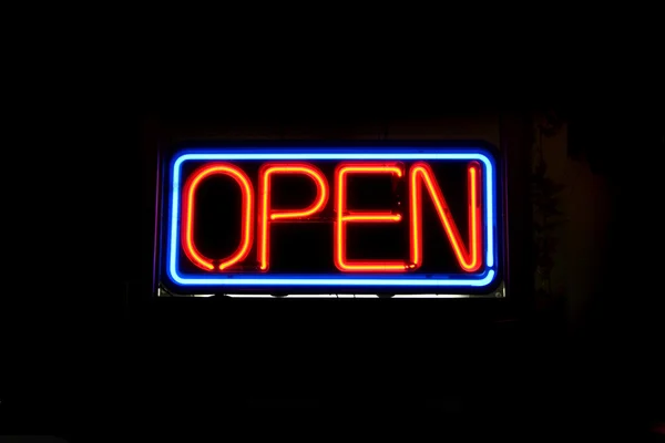 stock image Neon OPEN Sign