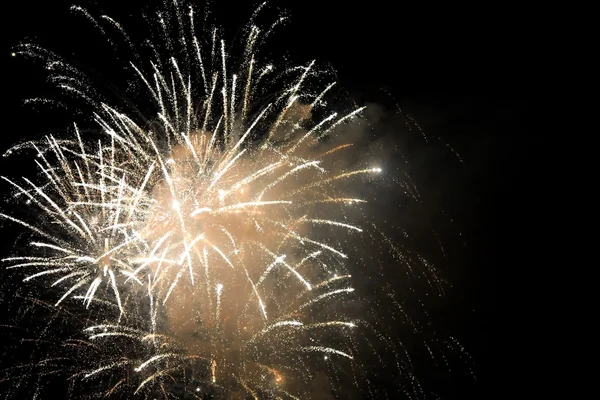 Golden Fireworks — Stock Photo, Image