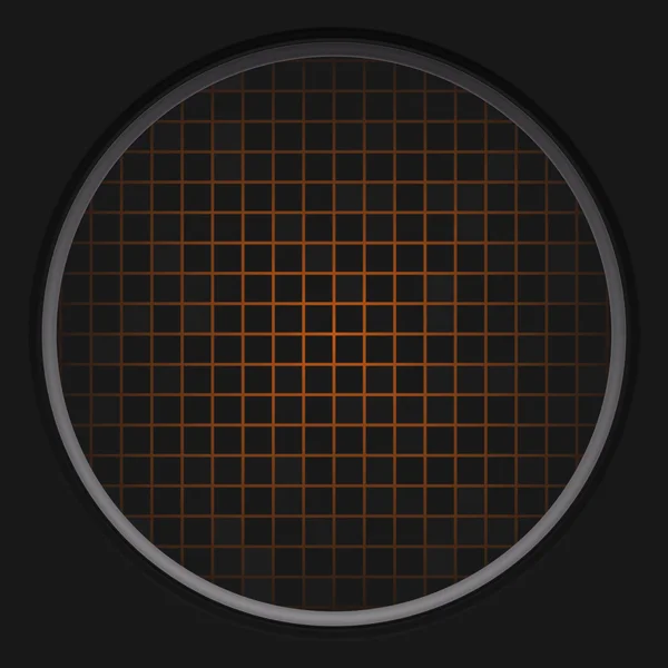 Оранжевая решетка радара — стоковое фото