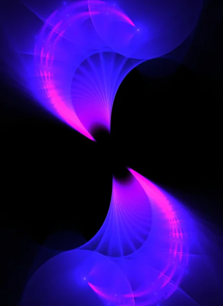 Purple Fractal Twirl — Stock Photo, Image