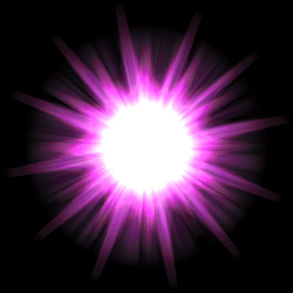 Солнечный звездный взрыв — стоковое фото