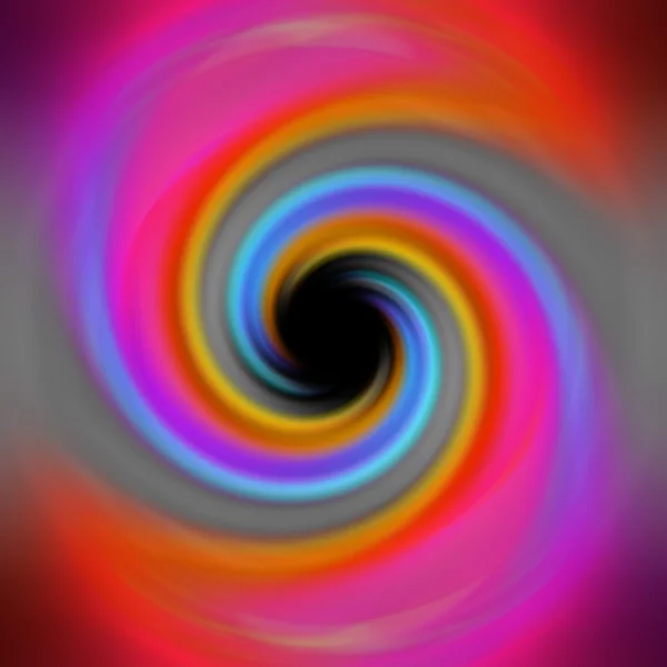 Rainbow Twirl Vortex — Stock Photo, Image
