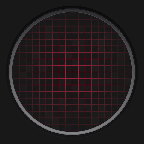 Griglia radar rosso — Foto Stock