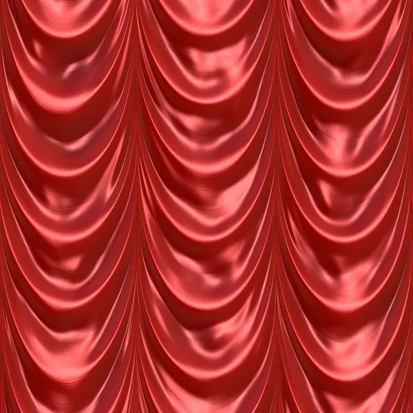 Röd gardin draperi — Stockfoto