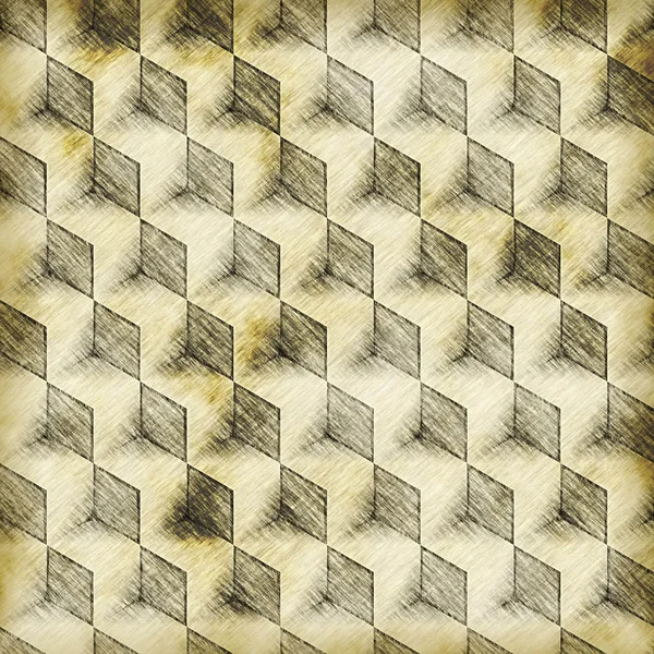 Bezszwowe 3d pola wzór — Zdjęcie stockowe