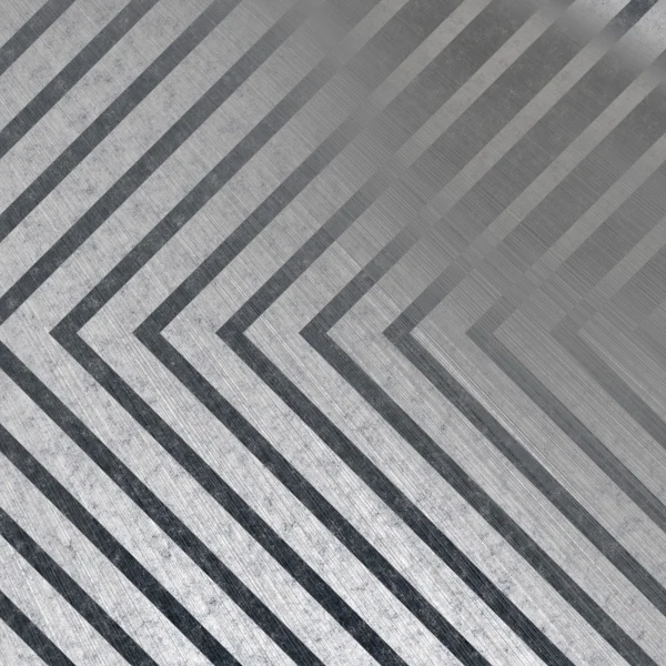 Hazard stripe metall — Stockfoto