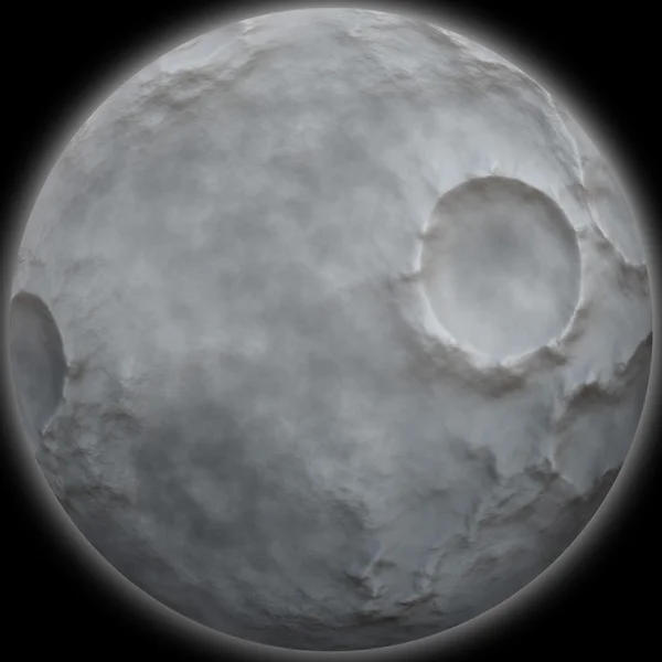 Luna 3d — Foto de Stock