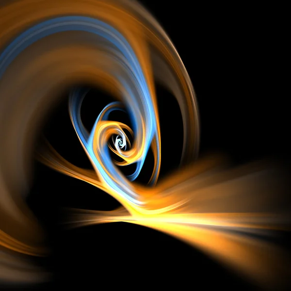 流动抽象涡 — 图库照片