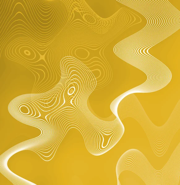 黄色抽象电线 — 图库照片