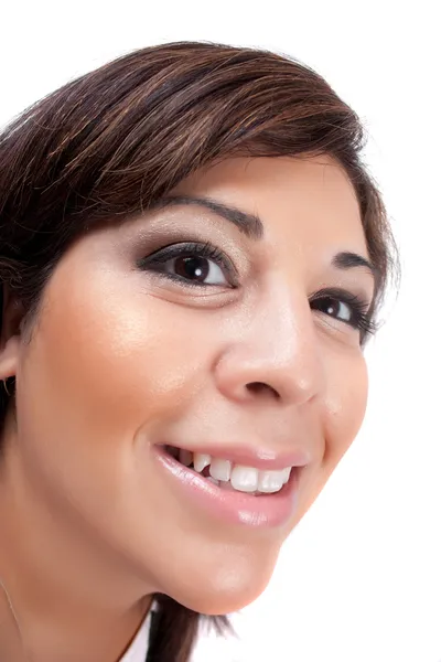 Kobieta uśmiecha się — Zdjęcie stockowe