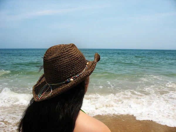 Beach girl — Stock Photo, Image