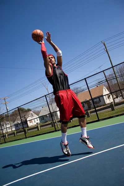 Basketball Player Shooting — Stock Photo, Image