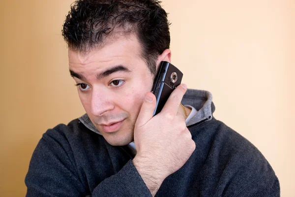 Muž na telefonu — Stock fotografie